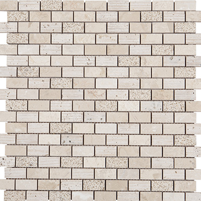 1.5x3.2  Light Blend Brick Mozaik Karışık Yüz