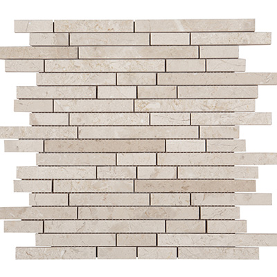 1xRandom Oyster Beige Brick Mozaik Cilalı