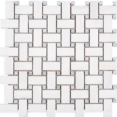 30.5x30.5 Dolomit Basket Weave Cilalı