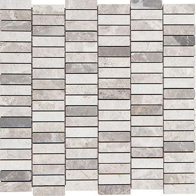 1.5x4.8 Grey Blend Shift Mosaic Mix Surface