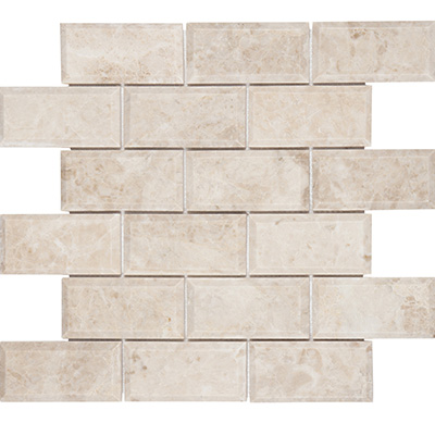 5x10 Cappucino Bevel Mosaic Edge Polished