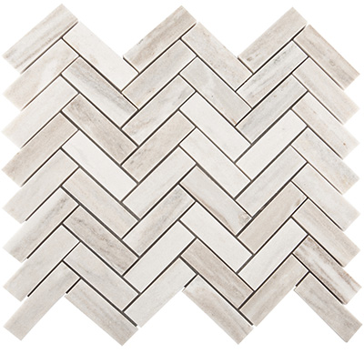 2.3x10 Golden Valley Herringbone Mosaic Polished