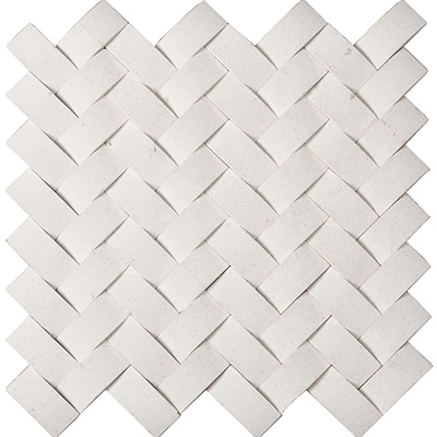 2.5x5 Limestone Herringbone Mat