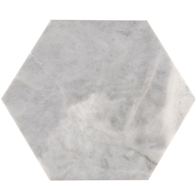 30,5Q Smoke Grey Hexagon Tile Polished